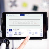 QuiltMotion X place the design screen