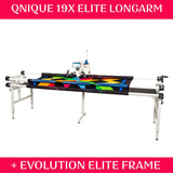 Qnique 19X Elite Long Arm Quilting Machine and Elite Frame