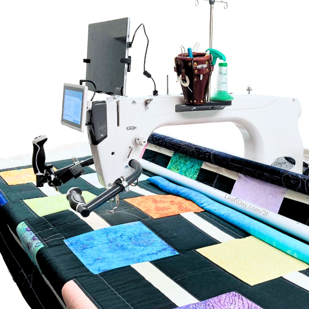 Qnique 21X Elite Longarm on sale at Leah Day