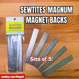 SewTites Magnum Magnet Backs Pack of 5