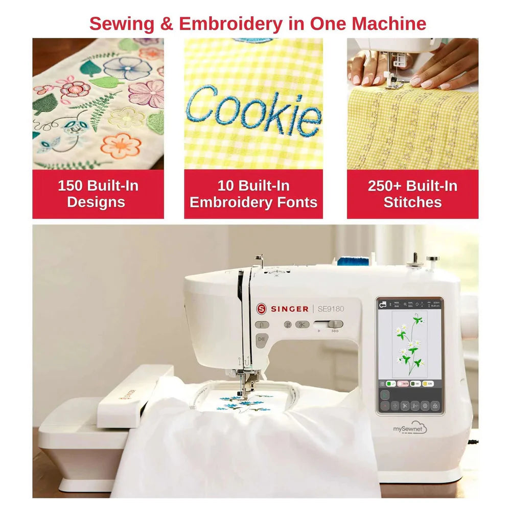 SINGER Sewing and Embroidery Machine - Meet the SE9180