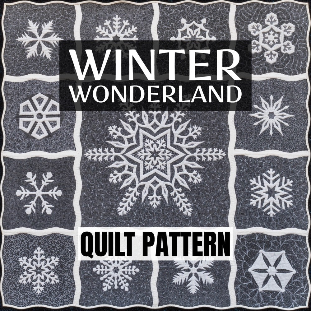 Winter Wonderland Quilt Pattern by Leah Day –