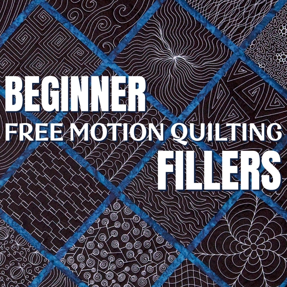Beginner Free Motion Quilting Fillers Workshop | Machine Quilting Workshop