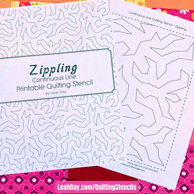 Printable Quilting Stencils - Paper Quilt Stencil – LeahDay.com