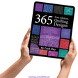 365 Free Motion Quilting Designs quilting ebook on a computer tablet